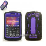 Wholesale Armor Hybrid Case for BlackBerry 9350 (PurpleBlack)